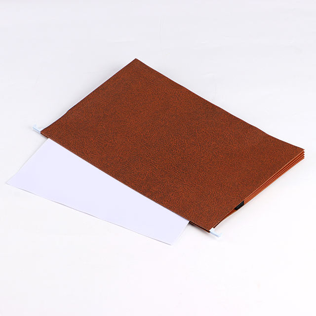 Carpeta de archivos de expansión de logotipo personalizado de tamaño A4 Material de papel Manila Pockets colgantes de la universidad Oficina de la escuela Use la bolsa del archivo del documento