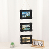 Venta caliente 5x7 Cardboard Paper Hanging Frames Familia Familia Baby Fotos Triple COLLAGIO Decoración de la pared Fotos Álbumes