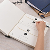 OEM personalizado en caso de que me falte Binder Folio Document Organizer Kraft Paper para registrar el archivo de fotos de información personal clave