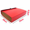 Logotipo personalizado de alta calidad A4 Tamaño de 10 pockets Archivo de acordeón Caja de documentos de documento en expansión de documentos de papel con uso de la escuela