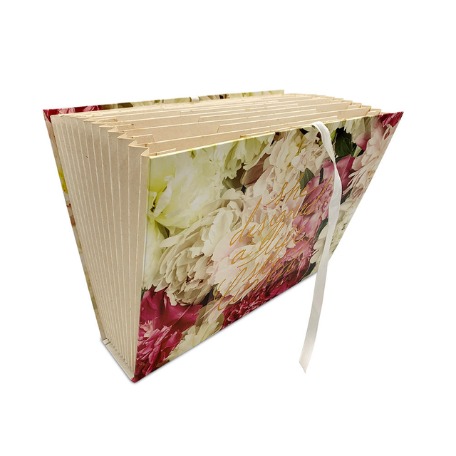 Carpeta de archivos de acordeón de 13 bolsillos al por mayor A4 COLORITO COLORITO de impresión de moda Organizador de la oficina de la oficina de la oficina de la escuela