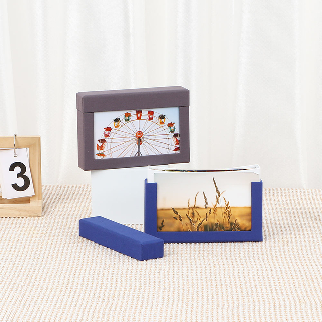 Logotipo personalizado al por mayor 4x6 Caja de colección foto