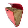 Caja de carpeta de archivos de archivo de acordeón de alta calidad de fábrica de fábrica de fábrica de fábrica de alta calidad con el logotipo personalizado
