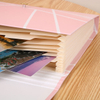 Logotipo personalizado A4 Tamaño de tamaño Cardboard Document Organizer Carpeta de archivos en expansión Factorial de papelería