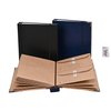 OEM LOGO Custom A4 Size Kraft Paper Expanding Archer Carper Case Me Falt Binder Folio Document Organizer