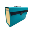 Caja de carpeta de archivo de acordeón de 19 pockets A4 Organizador de documentos de papel de logotipo personalizado con mango para el uso de la escuela de oficina