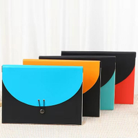 Carpeta de documentos de documentos de documento de la oficina de acordeón de 7 bolsos A4 personalizados