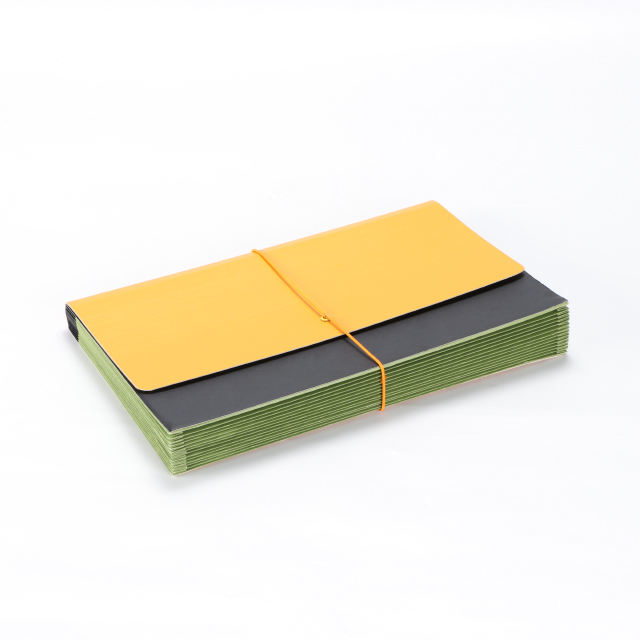 Al por mayor 13 bolsillos A4 tamaño colorido carpeta de archivos en papel expansivo organizador de documentos de la oficina de la oficina del documento Use opciones de logotipo personalizadas