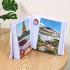 Impresión colorida de alta calidad Tapa dura Slip-In Photo Álbum de fotos Logotipo de boda personalizado Libro de fotos con enlace perfecto