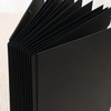 OEM Custom A4 Size Signature Book Organizer PU Cover PUT PAPEL CARTBOY Papel en expansión de la bolsa del hotel para la escuela de oficina