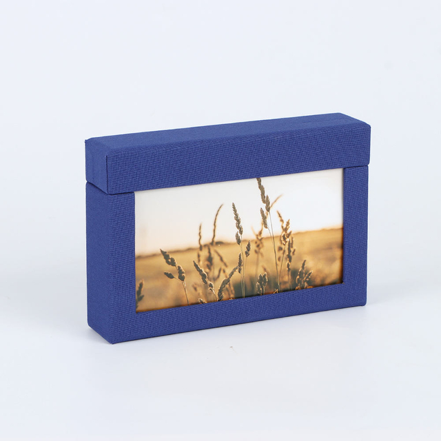 Logotipo personalizado de la caja de fotos 4x6 cuadro de colección de fotos OEM Paper Cardboard Cover para la graduación de la boda Fotos de la familia para bebés