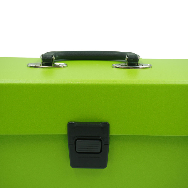 Personalizar el logotipo A4 Size Office & School Bag 19 Pockets Archivo de acordeón Carpeta de archivos Documento de papel Organizador Mango en expansión Bolsa