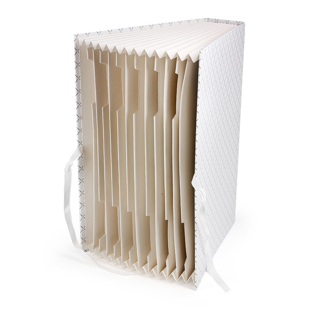 Logotipo personalizado al por mayor A4 Tamaño de 13 bolsas Carpeta de archivos Expansión Organizador de documentos de documento de documento para papelería de oficina y escuela