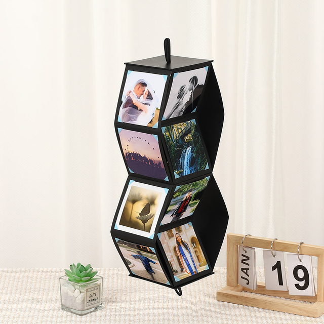 Álbum de fotos de explosión emergente al por mayor de alta calidad papel duro de cartón duro impresión personalizada 10x10 formato 16 fotos bodas regalos