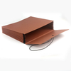 OEM Mayorista A4 Kraft Kraft Paper Expansing Folder Design Design de la oficina de la escuela de la banda de goma Bolso de la oficina de la oficina de la escuela Uso