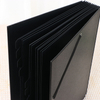 OEM Custom A4 Size Signature Book Organizer PU Cover PUT PAPEL CARTBOY Papel en expansión de la bolsa del hotel para la escuela de oficina