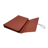 Logotipo personalizado al por mayor A4 Size 21 bolsillo Kraft Paper Accordion Archion Folder con Bolsa de goma Bolso de la escuela Organizador de presentación de documentos