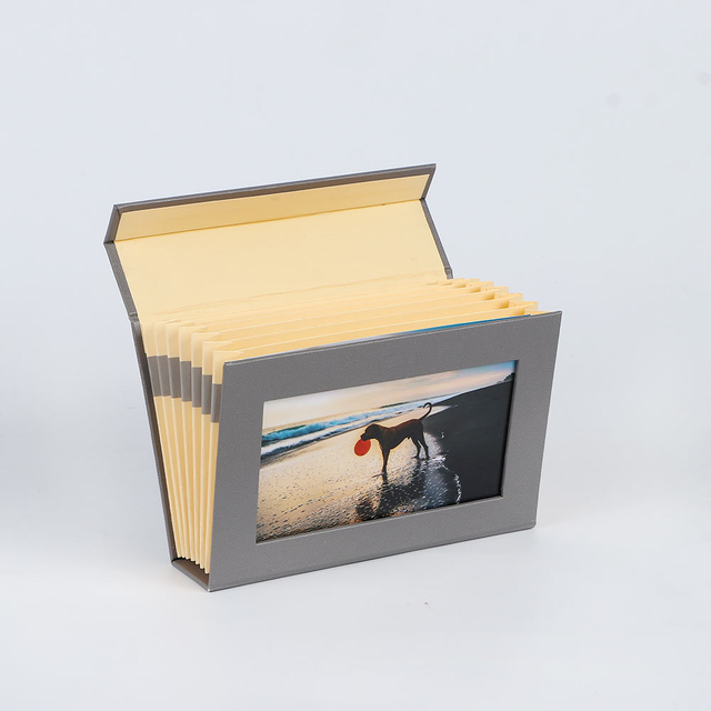 Logotipo personalizado al por mayor 4x6 Proyectos de bricolaje Estilo de acordeón Paper Foto Álbum de fotos Ports Birthday Wedding Family Photo colecciones