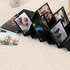 Logotipo personalizado de alta calidad Colorido álbum de fotos plegable para cumpleaños y boda con portada de papel duradera