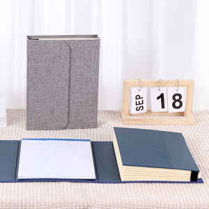 La carpeta de extensión de acordeón de papelería de la escuela de la oficina está hecha de material de papel de cuaderno para uso diario de la oficina
