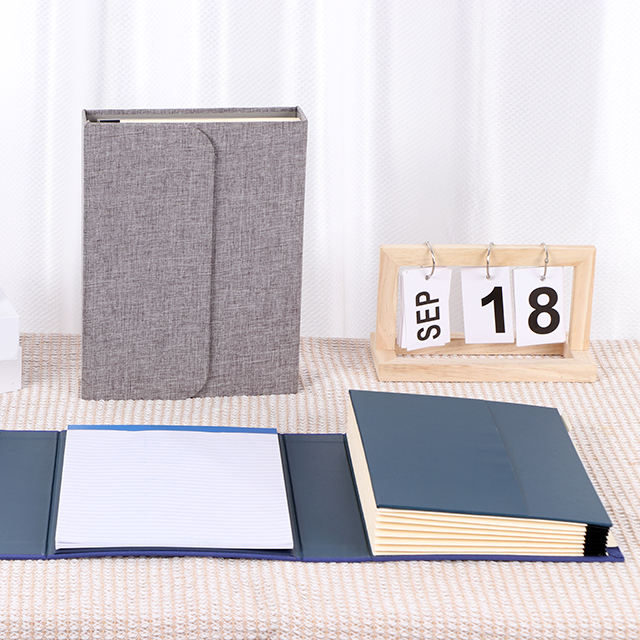 La carpeta de extensión de acordeón de papelería de la escuela de la oficina está hecha de material de papel de cuaderno para uso diario de la oficina
