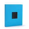 Colorido álbum de fotos de tapa dura con 500 ventana de bolsillo Diseño de ventana para la boda DIY Slip-In Logotipo de logotipo personalizado Baby 2 Color