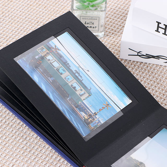 Álbum de fotos de bricolaje logotipo personalizado y cubierta de tela de ropa