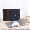 Carpeta dúplex A4 Tamaño elegante carpetas de archivo hechas de cartón y cerradas con elástico en un archivo de expansión de color contrastante