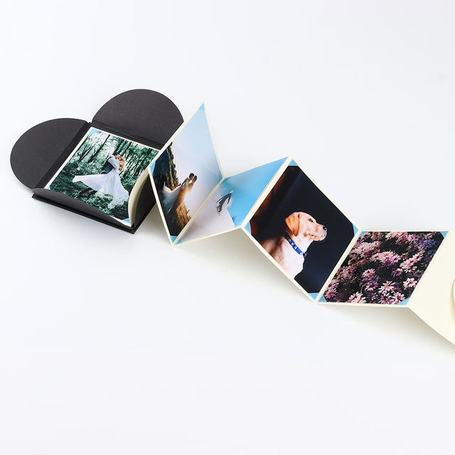 Logotipo personalizado Al por mayor a mano extraída Polaroid Slip-In Pleging Pholding Photo Álbum hecho de papel para Graduación Cumpleaños Familia Baby Family