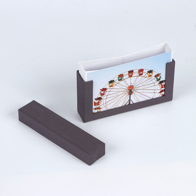 Caja de colección de fotos OEM 4x6 al por mayor Paper Cardboard Cover Cover Body Family Family