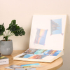 DIY Perfect Bound Paper Album Set PU Leather and Glassine Paper para boda y bebé con impresión de logotipos personalizada