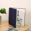Álbum de fotos de cartón blanco de bricolaje hecho a medida con encuadernación en espiral y cubierta de tela para bodas y fotos para niños Factory Target