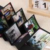 Logotipo personalizado de alta calidad Colorido álbum de fotos plegable para cumpleaños y boda con portada de papel duradera