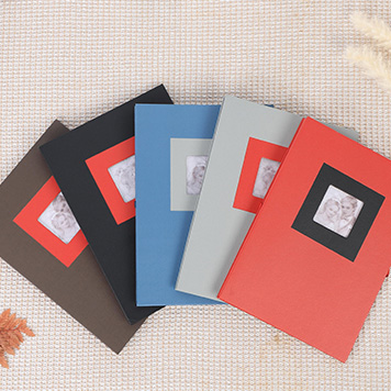 álbum de fotos en vitalización en espiral