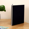 Álbum de fotos de cartón blanco personalizado de bricolaje con encuadernación en espiral y cubierta de tela para bodas y fotos para niños Factory Target