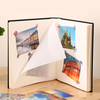 Álbum de fotos de logotipo personalizado con material de tapa dura Material de vidrio Paper Diy ANDICA PERFECTO 4x6 6x4 Boda Baby School Fotos