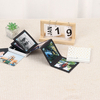 Logotipo personalizado Polaroid Polaroid Folding Accordion Fotos Álbum de la caja Cierre para graduación Cumpleaños Memorias familiares de la familia Boda