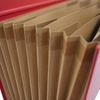Logotipo personalizado de alta calidad A4 Tamaño de 10 pockets Archivo de acordeón Caja de documentos de documento en expansión de documentos de papel con uso de la escuela