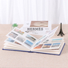 Personalizar logotipo OEM DIY Polaroid Película Slip-In Borning Tapulet tela de lino colorido Baby Baby Family Photo Álbum Libro