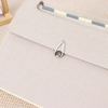 Organizador de archivos en expansión de 17 bolsillos Cierre de bungee Logotipo personalizado Cubierta de lino Cardboard A4 Paper Organizer Bolsas de bolsas de bolsas