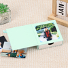 Logotipo de clientes al por mayor 4x6 5x7 Caja de almacenamiento colorido hecha de papel de cartón de cartón Estilo de la boda Graduación de fotos Baby Álbum