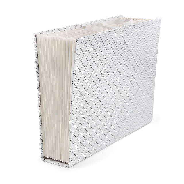 Logotipo personalizado de 13 bolsas A4 A4 Tamaño de la carpeta de archivos de cartón Bolsa de documentos en expansión para la papelería de la oficina y la escuela