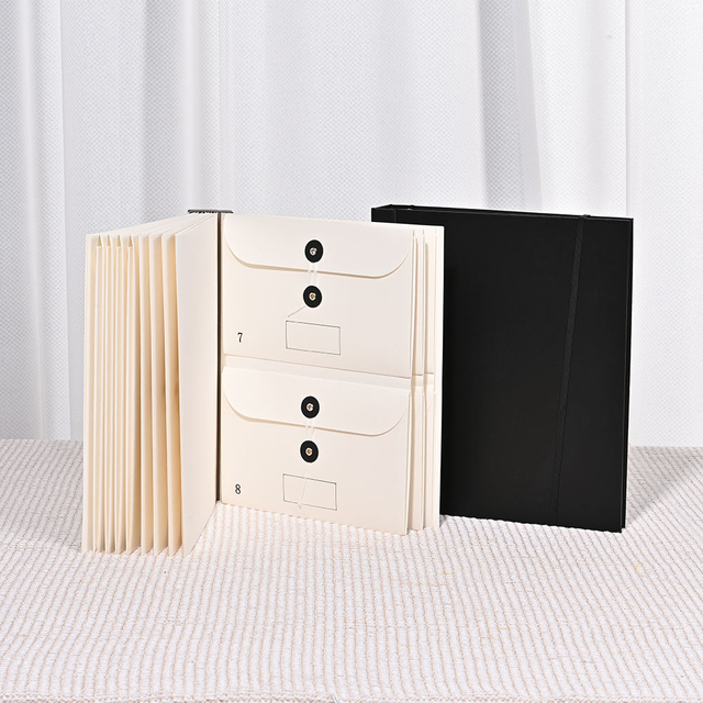 Organizador de documentos de folio personalizado OEM en caso de que me falte el papel Kraft Kraft Paper para registrar el archivo de fotos de información personal clave