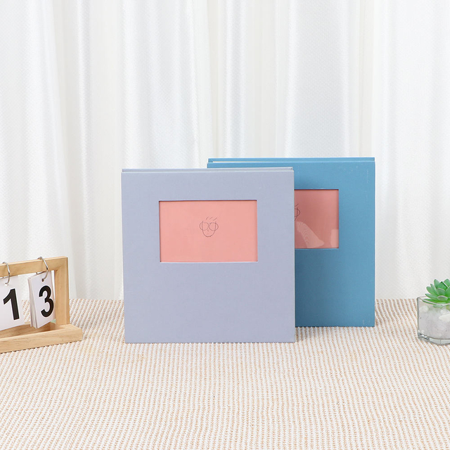 OEM Customizable DIY Slip-In Photo Álbum KPOP Diseño de ventana delantera Polaroid Explosión Celebraciones de boda Libro