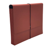 Logotipo personalizado de 21 bolsillos Kraft Paper Accention Folder de archivo A4 Size Bolsa de la escuela Forma de la billetera Organizador de la banda de goma