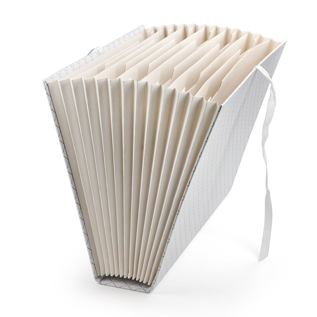 Logotipo personalizado de 13 bolsillos A4 Archivo de tamaño A4 Carpeta de archivos Bolsa de documentos de documento para papelería de oficina y escuela