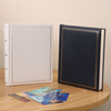 PU Leather Cover clásico logotipo personalizado autoadhesivo Tamaño personalizable Diy Amigo amigable para el álbum de fotos de bodas Improte 1000pcs