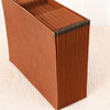 Logotipo personalizado al por mayor A4 size 21 bolsillo Kraft Paper Accordion Archivo Carpeta de la bolsita Forma de la billetera Organizador de documentos Escuela de oficina Uso