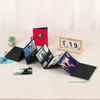 OEM Custom 4x6 Slip-In Explosion Photo Álbum Libro Cierre con ventana delantera para graduación Cumpleaños Familia y eventos de boda