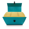 Caja de carpeta de archivo de acordeón de 19 pockets A4 Organizador de documentos de papel de logotipo personalizado con mango para el uso de la escuela de oficina